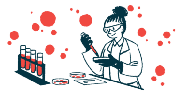 An illustration of a researcher in a lab.