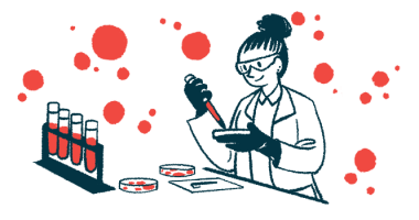 An illustration of a researcher in a lab.